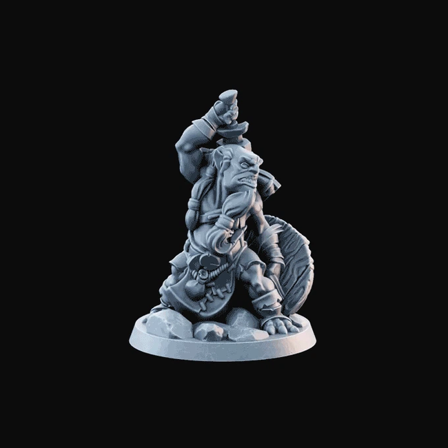 3D Printed Miniature - Goblin02  - Dungeons & Dragons - Desolate Plains KS