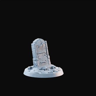 3D Printed Miniature - Scatter Tombstone02.Stl - Dungeons & Dragons - Desolate Plains KS