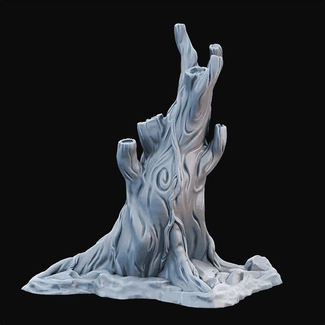 3D Printed Miniature - Tree02.Stl - Dungeons & Dragons - Desolate Plains KS