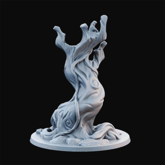 3D Printed Miniature - Tree Curvy - Dungeons & Dragons - Desolate Plains KS