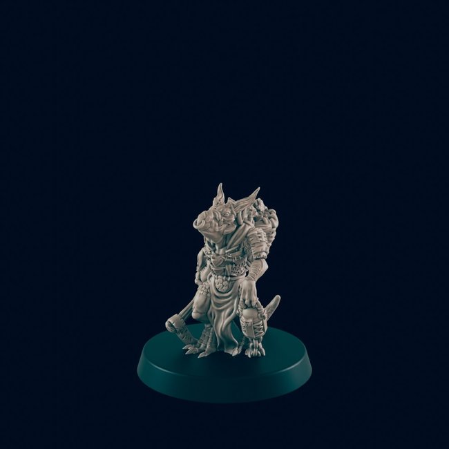 3D Printed Miniature - Kobold 2 - Dungeons & Dragons - Beasts and Baddies KS