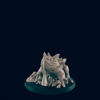 3D Printed Miniature - Giant Toad - Dungeons & Dragons - Beasts and Baddies KS