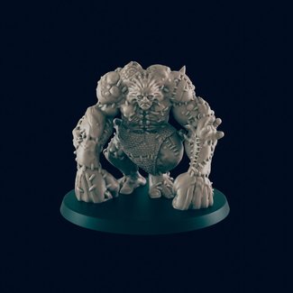 3D Printed Miniature - Flesh Golem - Dungeons & Dragons - Beasts and Baddies KS