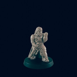 3D Printed Miniature - Guard Captain - Dungeons & Dragons - Beasts and Baddies KS