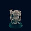 3D Printed Miniature - Green Slaad - Dungeons & Dragons - Beasts and Baddies KS