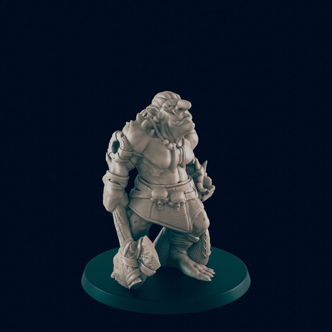 3D Printed Miniature - Troll B - Dungeons & Dragons - Beasts and Baddies KS