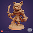 3D Printed Miniature - Dogfolk Ranger - Dungeons & Dragons - Zoontalis KS