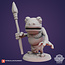 3D Printed Miniature - Frogfolk One - Dungeons & Dragons - Zoontalis KS