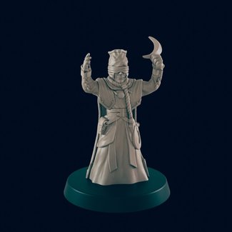 3D Printed Miniature - Cultist 1  - Dungeons & Dragons - Beasts and Baddies