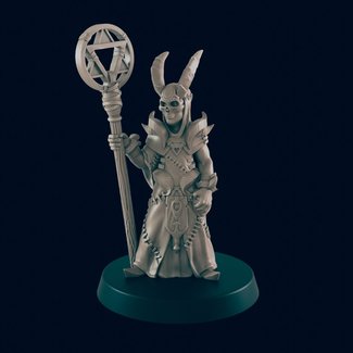 3D Printed Miniature - Cultist 2  - Dungeons & Dragons - Beasts and Baddies