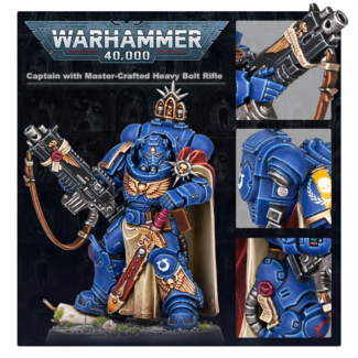 Games Workshop S/M CAPTAIN W/ MASTER-CRAFTED BOLT RIFLE