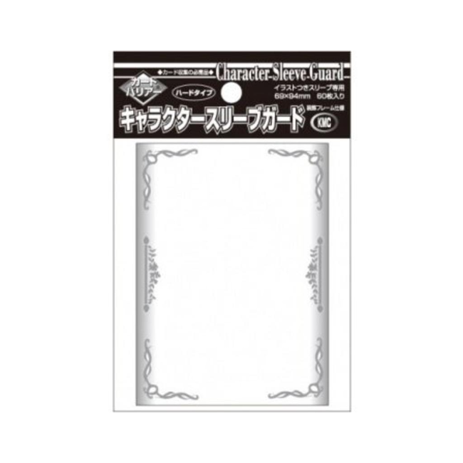 KMC Standard Sleeves - Character Guard Clear with Florals 60 oversized Sleeves