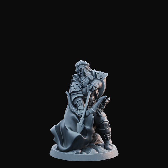 3D Printed Miniature - Ranger Male 03 - Hero of the Realm KS