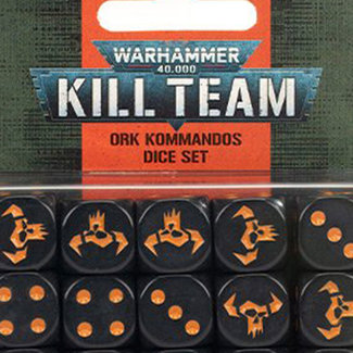 KILL TEAM: ORK KOMMANDOS DICE SET - Demo-Spel bvba