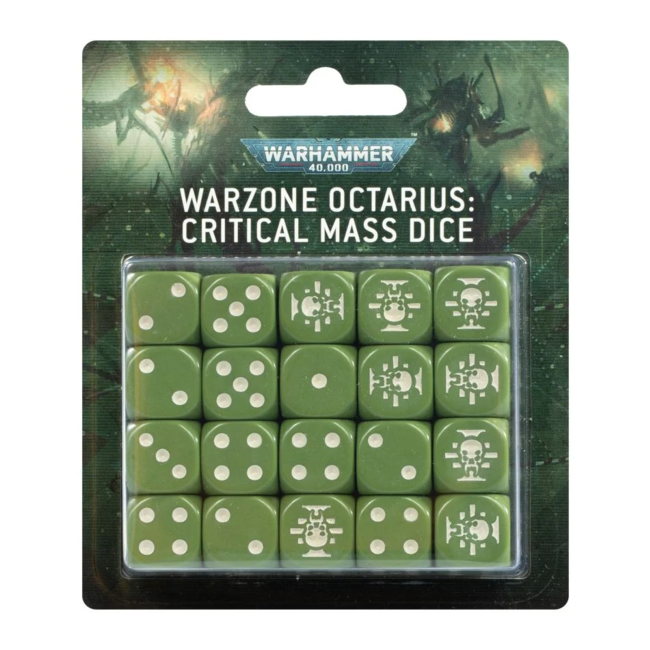 War Zone Octarius: Critical Mass Dice Set