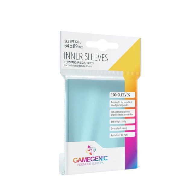 Gamegenic SLEEVES Pack Inner Sleeves (100)