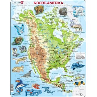 Larsen Noord-Amerika puzzel