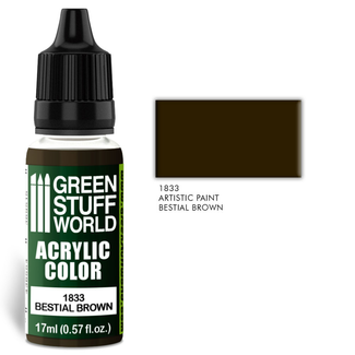 Green Stuff World Acrylic Color BESTIAL BROWN