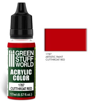 Green Stuff World Acrylic Color CUTTHROAT RED