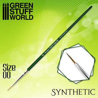 Green Stuff World GREEN SERIES Synthetic Brush - Size 00
