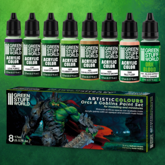 Green Stuff World Paint Set - Orcs and Goblins