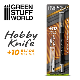 Green Stuff World Professional Metal HOBBY KNIFE with spare blades