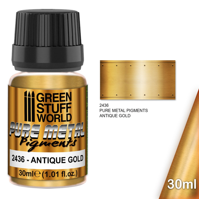 Green Stuff World Pure Metal Pigments ANTIQUE GOLD