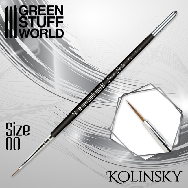 SILVER SERIES Kolinsky Brush - Size 00