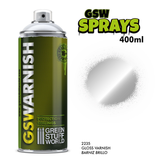 Green Stuff World SPRAY GLOSS Varnish 400ml