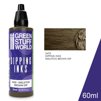 Green Stuff World Dipping ink 60 ml - SKELETON BROWN DIP