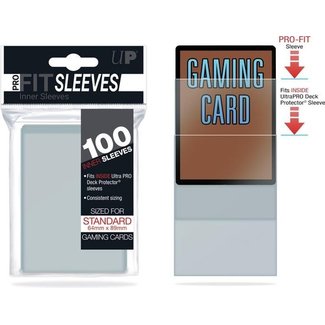 UP - Standard Sleeves - Pro-Fit Card Clear (100 Sleeves)