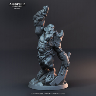 3D Printed Miniature - Orc 03  - Dungeons & Dragons - Desolate Plains KS