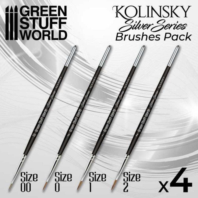 SILVER SERIES Kolinsky Brush Set