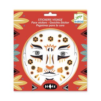 Djeco Stickers voor het gezicht - Luipaard