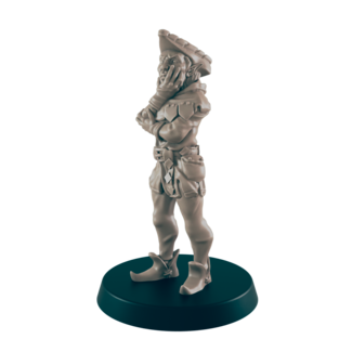 3D Printed Miniature - Elf Male Merchant - Everyday Folk