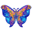 Wooden puzzle Intergalaxy Butterﬂy size Small