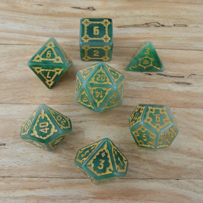 Dakota Irish Polydice - Chonks - Green