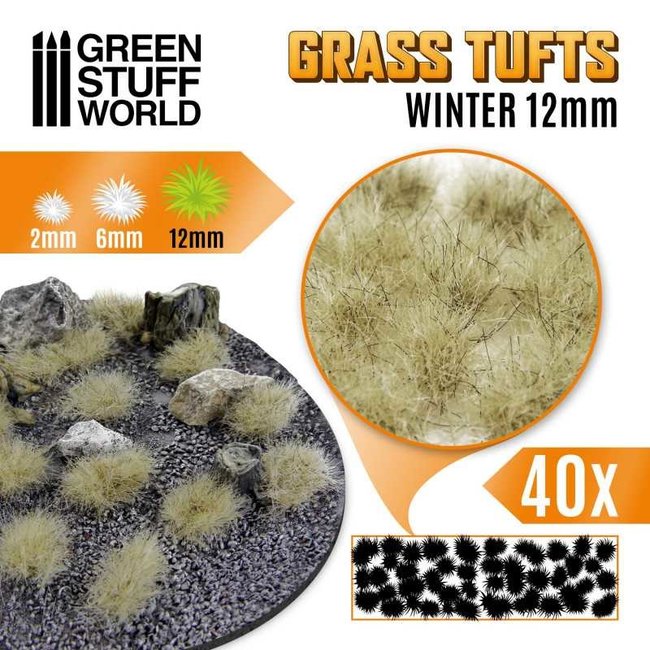 Grass TUFTs 12mm XL - WINTER