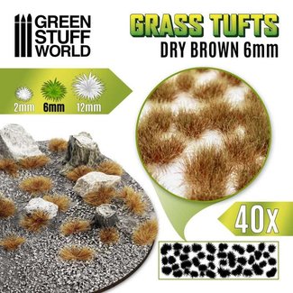 Green Stuff World Tufts 6mm - DRY BROWN
