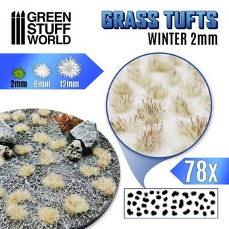 Green Stuff World Tufts 2mm - WINTER WHITE