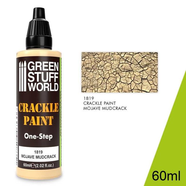 Green Stuff World Acrylic Crackle Paint - MOJAVE MUDCRACK 60ml
