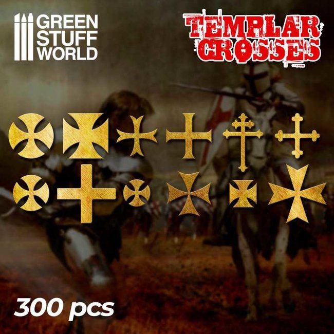 Green Stuff World Templar Cross Symbols