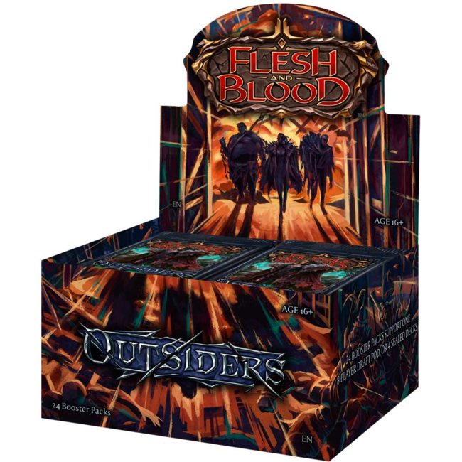 Flesh & Blood TCG - Outsiders Booster Display (24 Packs)