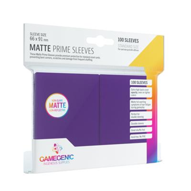 SLEEVES Pack Matte Prime Purple (100)