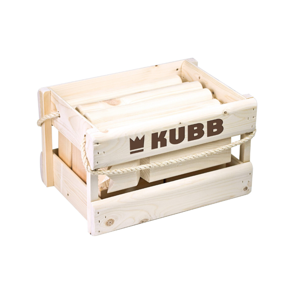 Kubb Wooden Box - Demo-Spel