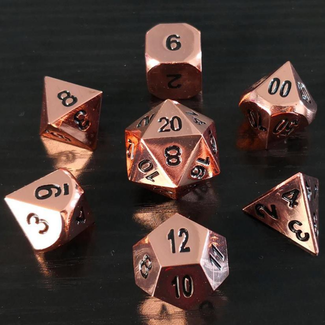 Dakota Irish - Metal Polydice - Rose Gold