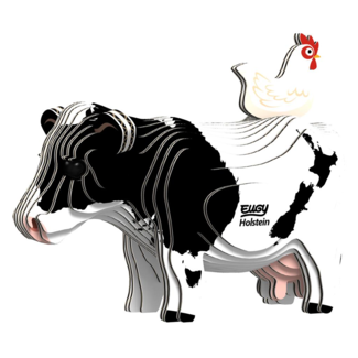 Eugy Eugy 3D Model: BOERDERIJDIER / HOLSTEIN Friese Koe