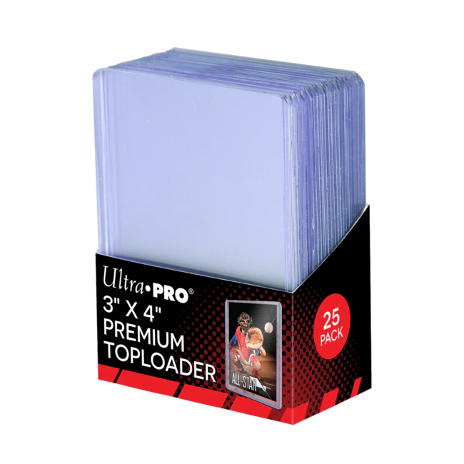 Ultra Pro Premium Toploader 3"x4" (25st)
