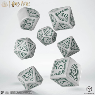Harry Potter - Slytherin Modern Dice Set - White