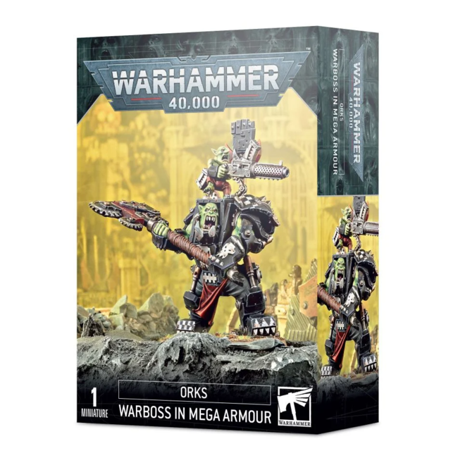 ORKS: ORK WARBOSS IN MEGA ARMOUR